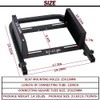 Supllueer Racing Rear Seat Stand Seat Add-On Stand for Steering