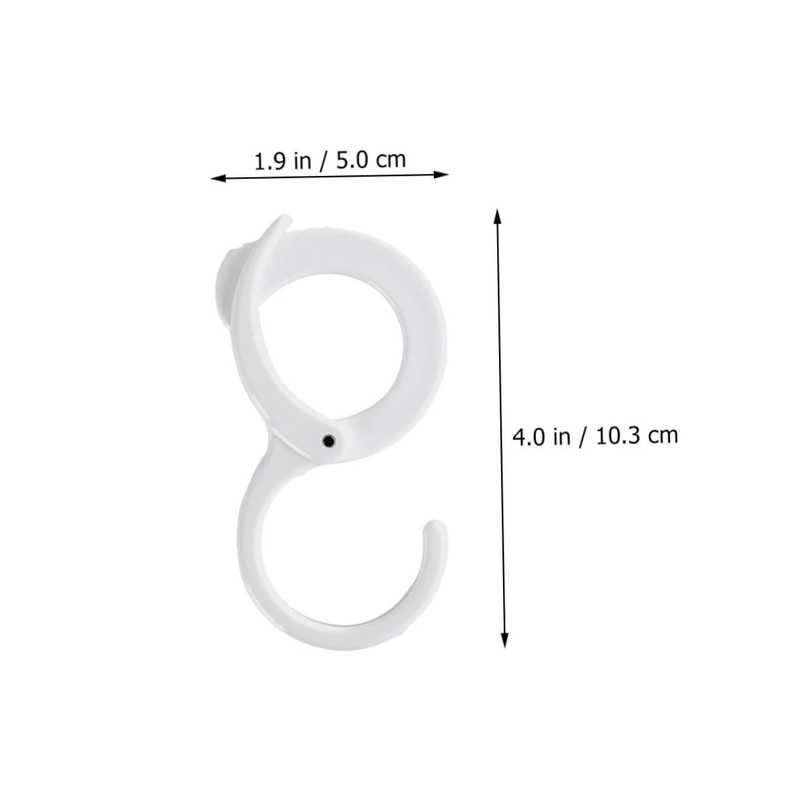Ipetboom 4pcs Adjustable Clasp Hooks Practical Hangers for Kitchen and