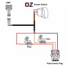 OZ-USA Pulse Busbar Plug Wire Harness Kit Red Rocker for