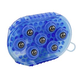 Magnet-Massage-Striegel, royalblau