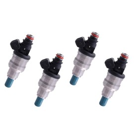 Injectors,cciyu 2 Hole Fuel Injectors Set fit for Mazda Miata/MX-5 Miata/RX-7,for Eagle Talon,for Lotus Elise,for Mitsubishi Eclipse/Lancer,for Plymouth Laser,for Toyota for Celica Compatible 4G63