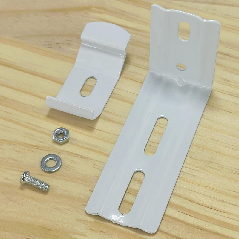 4 Sets L-Shaped Vertical Blind Brackets,Metal Venetian Blind Accessories