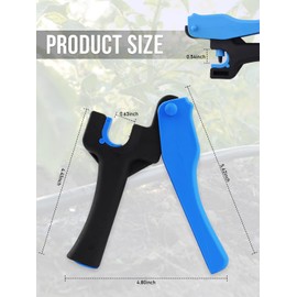 Kalolary Hole Punch for 1/4" Faucet and Spotlight Plastic Drip Irrigation Pipe Punch Tool Outdoor Garden Irrigation Pipe Punch