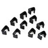 Outsunny Set of 10 Outdoor Furniture Clips, Rattan Furniture Connectors,
