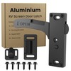 Safoner Aluminum RV Screen Door Latch Left Handle Replacement Kit