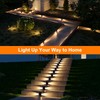 16 Pack Warm White Solar Powered Stair Lights for Outside