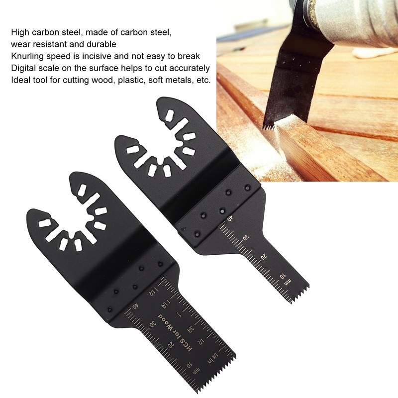 35PCS Multitool Blade High Carbon Steel Wear Resistant Incisive Oscillating