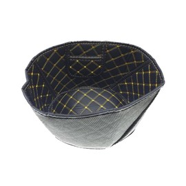 Helmet Compartment Inner Lining Fits Vespa LX 50 125 - Black with Stitching