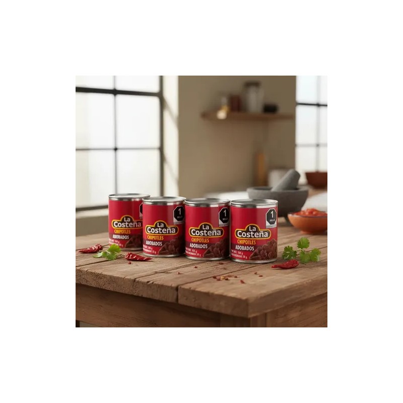 Chiles Chipotles La Costeña Adobados Con 10 Piezas De 105