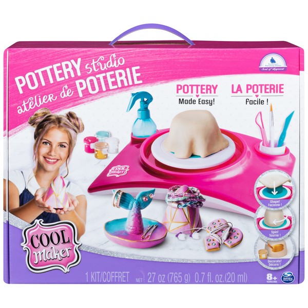 Cool Maker - Pottery Studio, Clay Pottery Wheel Craft Kit