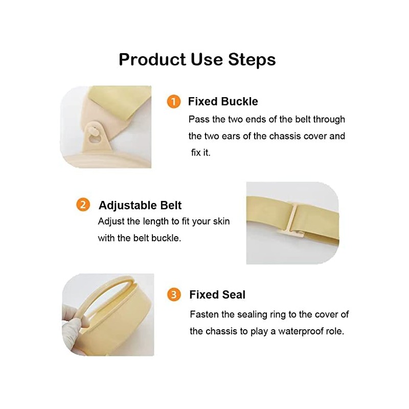 Ostomy Supplies, Ostomy-Waterproof Bath Cover, Ostomy Shower Cover with Adjustable