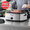 Galaxy Heavy Duty 18 Qt. Kitchen Restaurant Countertop Roaster Oven