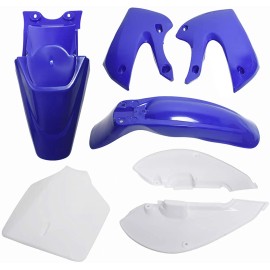 PCC FENDERS KIT FITS KLX110 KLX 110 DRZ110 RM65 KX65 PIT BIKE BLUE PLASTIC PS26