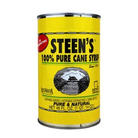 Steen's 100% Pure Cane Syrup 46oz Can- Louisiana's Trusted Brand for Over 100 Years - No Preservatives - Pure & Natural - Open Kettle (1 Pack)