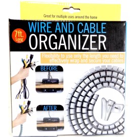 Dependable Products Wire and Cable Organizer keeps Cables and Wires Safely Wrapped and Secure