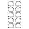 10 PCS 316 Stainless Steel D Ring Seamless Welded Hardware