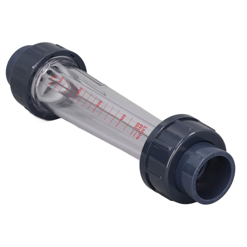 Plastic Tube Liquid Flowmeter High Accuracy Large Range Acid Alkali