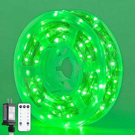 JMEXSUSS 200 LED Remote Control St Patricks Day Lights, 66 ft 8 Modes Green Lights Lights Indoor with Wheel, Plug in Green Fairy Lights Outdoor for St Patrick's Day Christmas Decor
