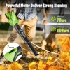 Leaf Blower Cordless with 2x2.0AH Batteries and Charger 21V Electric