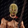 Casco Romano Color Bronce Plástico Disfraz Spartano Gladiador 300 Costume