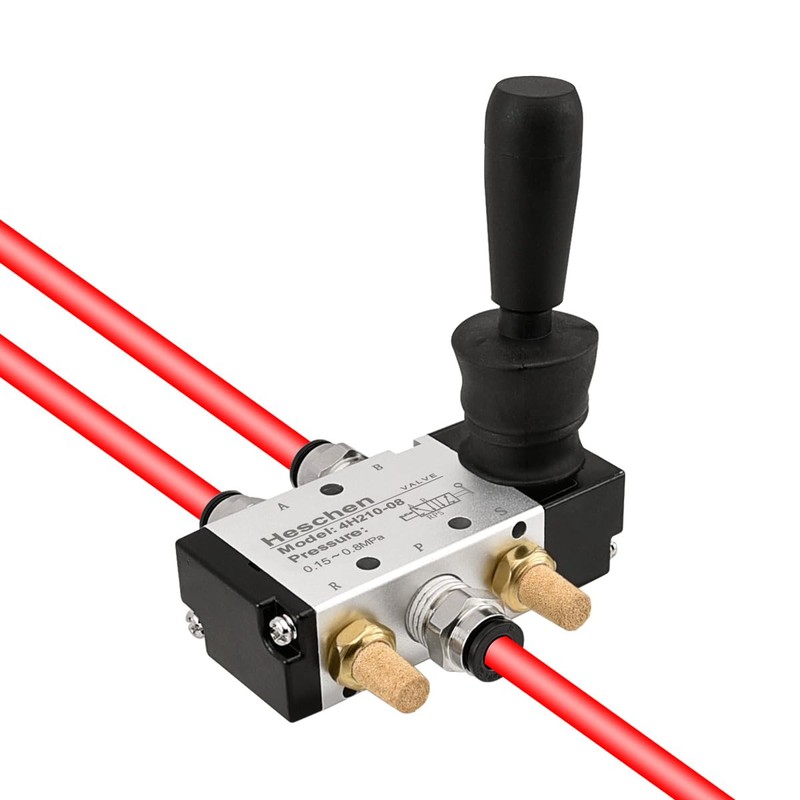 Heschen Pneumatic Hand Pull Mechanical Valve 4H210-08 2 Position 5
