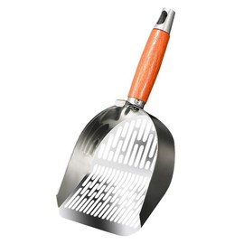 zaoalife Cat Litter Shovel,Cat Litter Scoop,Kitty Metal Scooper,Pet Feces Cleaner,Cats Toilet Cleaning Shovel,Cat Litter Scooper,Long Handle Deep Shovel