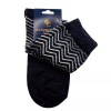 Alchester & Sons, B.ella Charcoal Black Mens Crew Socks Luxury