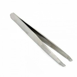 All Stainless Steel Eyebrow & Nail Tweezers for Precision Grooming Eyebrow 3ea