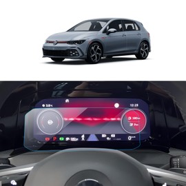 LANTU Car Screen Protector for 2022-2024 Golf 8th 2023 2024 Golf GTI Golf R Accessories Dashboard Touchscreen Protector Film Tempered Glass HD Clear Anti-Glare 10.25''