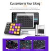 TempoPAD MIDI Drum Controller, 16 RGB Backlit Beat Pads, 4