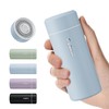 Exllena Mini Thermos Flask 250 ml with Stainless Steel Lid,