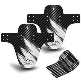 NICEDACK Mudguards Mountain Bike, Mountain Bike Splash Guard, MTB Front and Rear Compatible Mudguard, Bicycle Accessories, MTB Mud Guard Fit 20 26 27 27.5 29 Inch Fat Bike