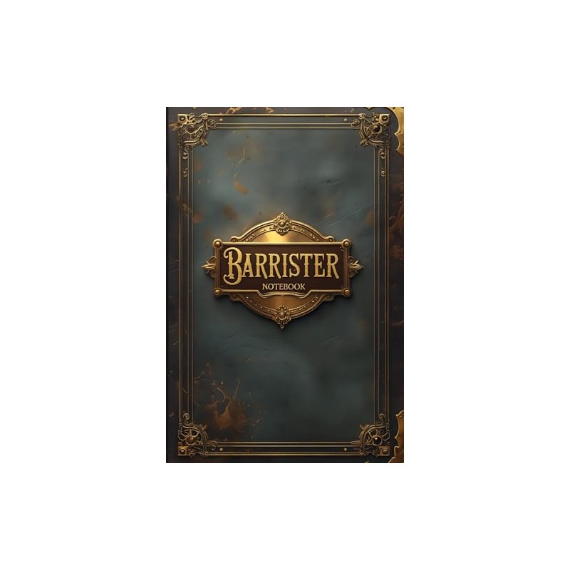 Barrister notebook: lined journal for men women coworker