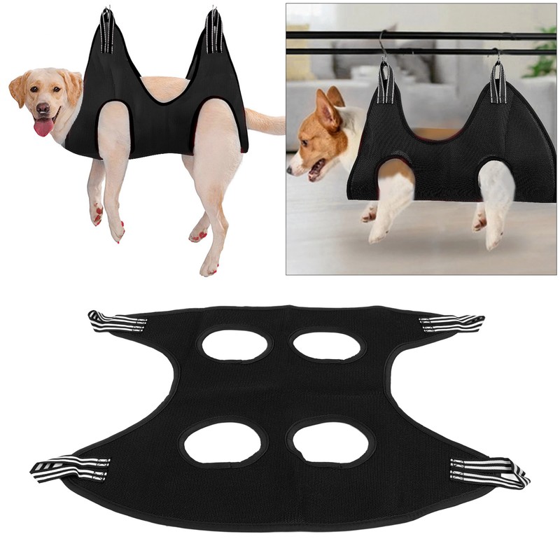 Dog Grooming Hammock Set Breathable Safe Restraint Bag Pet Grooming