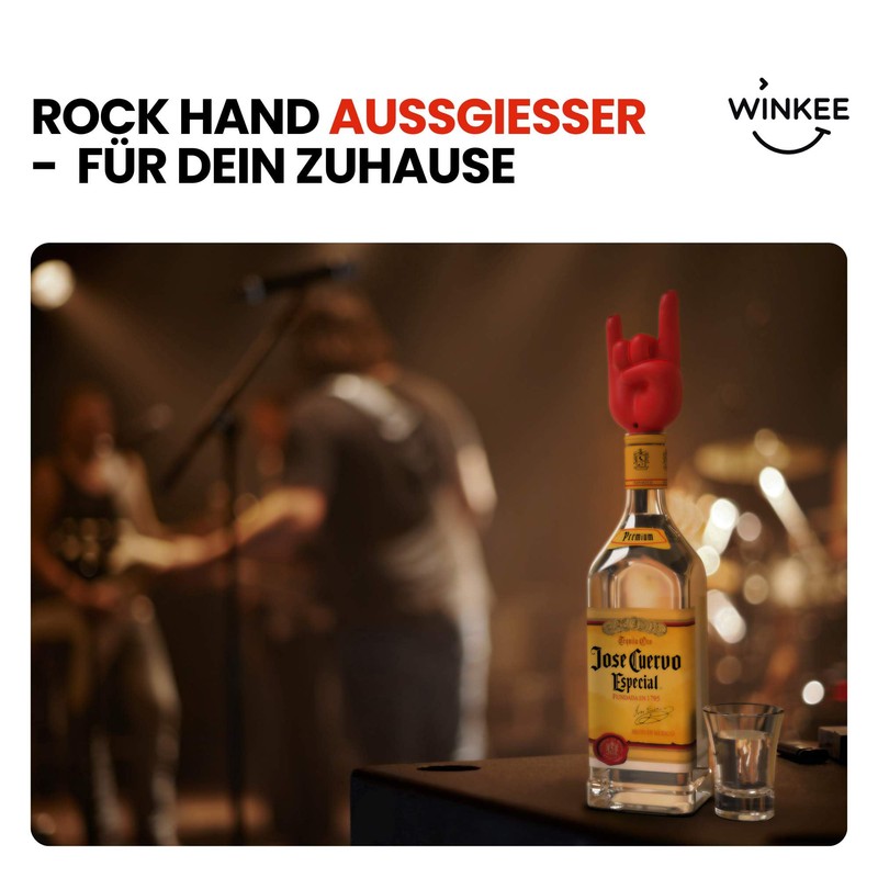 Winkee Rocks - Rock Hand Bottle Pourer: Wine and Spirits