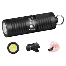 OLIGHT I1R 2 Pro Eos 180 Lumens EDC Rechargeable Keychain Flashlight, Powered by Built-in Rechargeable Battery with Type-C USB Cable, Slim Mini Handheld Light for Everyday Carry (Black)