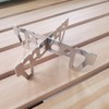 Ultralight Stainless Steel Camping Stove Cross Rack Bracket, Portable Pot