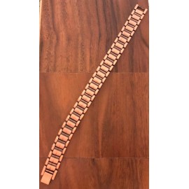 Shameg Antique Copper Magnetic Link Bracelet Biker Arthritis Pain Relieve Bracelet