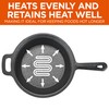 COMMERCIAL CHEF 2 Quart Cast Iron Saucepan, Dutch Oven Cast