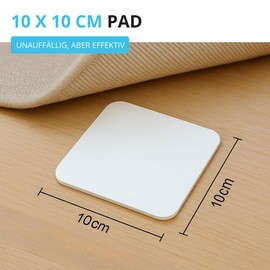 WIETRE Non-Slip Pads for Carpets - Set of 8 Carpet Stoppers - Non-Slip, Washable, Reusable - Residue-Free, Cut to Size - Carpet Non-Slip Underlay for Smooth Floors