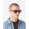 HAWKERS Unisex Minimal Max Sunglasses, Black/Blueberry