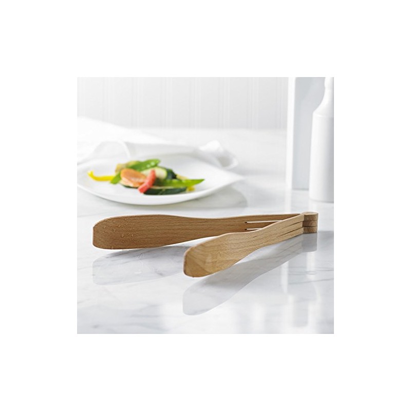 Trudeau , Brown Grill and kitchen tongs of Wood, Medium