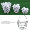 Golf Ball Storage Basket Metal Lightweight Large Capacity Basket Container