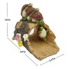 Euiroet Funny Turtle Gutter Downspout Extender Statue, Outdoor Decor Sculpture