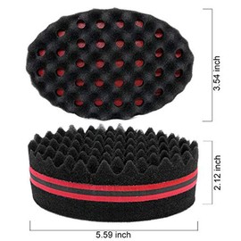 Rebuku Curl Hair Sponge Glove Brush Barber Wave Twist Curly Hair Styling Magic Beauty Tool