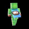 EnderToys Green Big Mouth Guy Action Figure Toy, 4 Inch