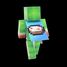 EnderToys Green Big Mouth Guy Action Figure Toy, 4 Inch Custom Series Figurines, EnderToys