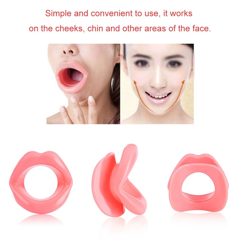 Majatou Lip Trainer, Silicone Face Lifting Lip Exerciser Mouth Muscle