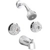 Belanger EBA58WCP 2-Handle Tub & Shower Comlete Faucet Set with