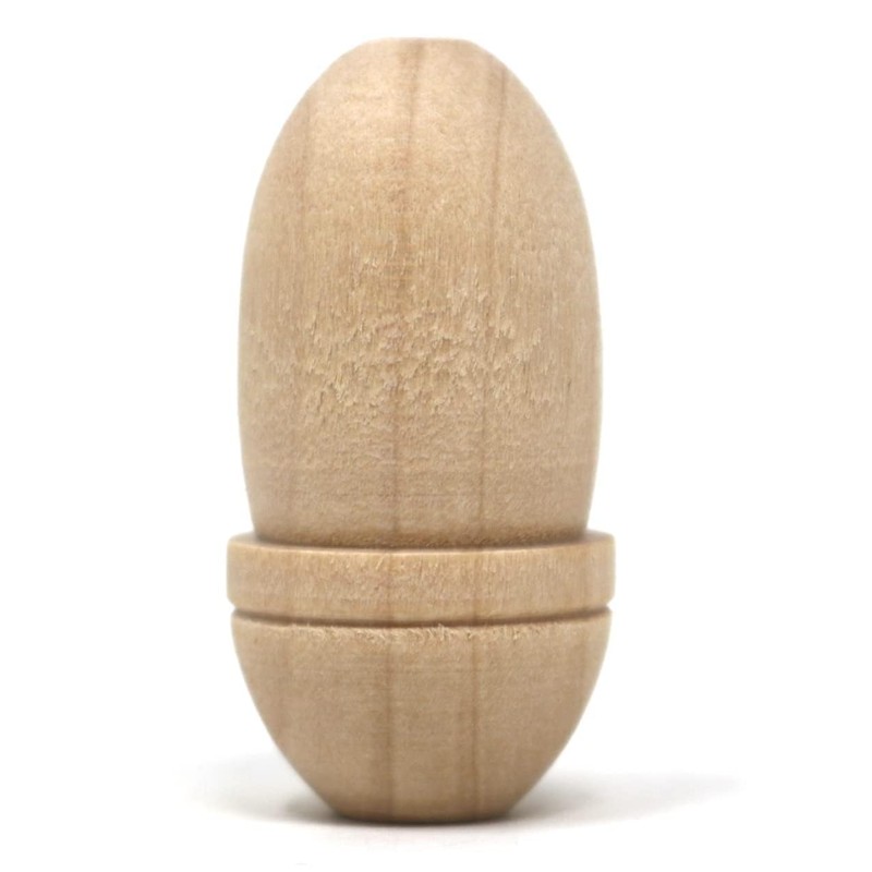 fiXte Large Wooden Wood Acorn Cord Pull Curtain Roman Blind